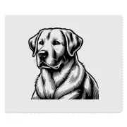 2 x 'Labrador Retriever' Microfibre Lens / Glasses Cleaning Cloths (LC00028767)