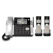 Att Cl84215 2 Handset Corded Cordless Answering Sys