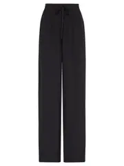 Matteau | Black Drawstring Trouser in Black | The UNDONE