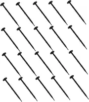 PAMINGONO 100pcs Plant for Fixing Outdoor Tent Stakes Pegs Staples Sturdy Canopy Garden Fixed Planting Camping Gardening Landscaping Tarps Insert Tool to Ground Support Accessory