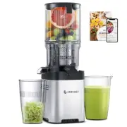 AMZCHEF Cold Press Juicer Juicer Machines - 5.2" Large Feed Chute for Whole F...