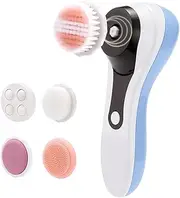 POFET Facial Cleansing Brush Waterproof Face Brush Electric Cleaning Brush with Rotation Speeds USB Skin Cleaning Brush for Body Deep Cleansing Gentle Exfoliation