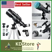 Portable 70mm Astronomy Telescope with Phone Adapter & Wireless Remote Control