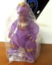 King Goji Godzilla Figure Clear Purple Giga Brain Soft Vinyl
