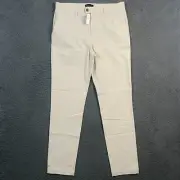 Banana Republic Pants Mens 34x36 Beige Striped Slim Tapered Fit Chinos NWT