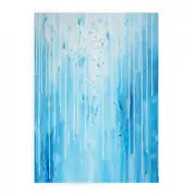 Blue Color Dripping Canvas Print