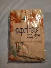 Vintage Bolster Cylinder Pillowcase CREAMY FLORENTINE RETRO