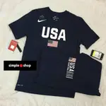 【SIMPLE SHOP】NIKE USA 美國隊 夢幻隊 奧運 籃球短袖 短T 運動短袖 深藍 AV4352-451