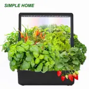 Hydroponics Growing System with Full Spectrum Led Light, Non-toxic Soilless Smar