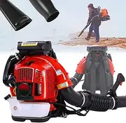 12000rpm Petrol Backpack Leaf Blower, 95CC Gas Powered Backpack SnowBlower with Thickened Cushion and 2 Stroke Engine for Grass Blowing Dust Debris from Lawn Garden Care Yard Snow