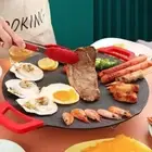 Smokeless Korean BBQ Grill Pan Non-stick Barbecue Plate Griddle Plate Pancakes