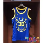 高品質 NBA球衣 勇士 CURRY 30 柯瑞 STEPHEN 庫裡 電車藍 NIKE 球迷版 球衣 NBA