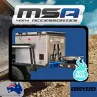 MSA 4X4 DS95 FRIDGE HEAVY DUTY DROP SLIDE WITH TABLE 30007