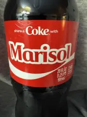 Share a Coke with Marisol 2025 Personalized Gift Coca~Cola Bottle 20oz