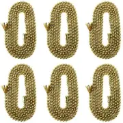 6 Pack Sunlite E170 Brass Beaded Chain