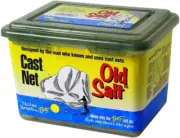 10PM Old Salt Mono Cast Net, 10', 3/8" Mesh, 1 Lb per Foot
