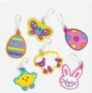 Set of 6 Egg-Cellent Easter Zipper Pulls (Free Shipping with 6 Purchases)