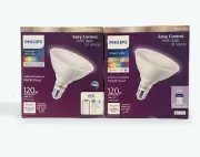 Philips Full Color Wi-Fi LED Indoor Outdoor Smart Bulb 120w or 13w LED 2 Boxes