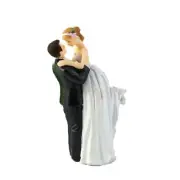 Wedding Cake Toppers Bride and Groom, Wedding Party Cake Topper Figurines, Br...