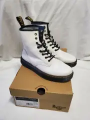 Dr Martens Zavala Boots In White Size 8