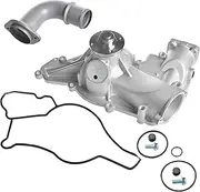 ADIGARAUTO AW4114 Professional Water Pump with Gasket Compatible with 1996-2003 Ford F-250 F-350 F-450 F-550 E-350 E-450 E-550 Super Duty V8 7.3L