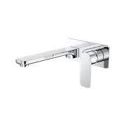 Caroma Luna Wall Basin/bath mixer Chrome WELS 6 Star 4.5L/min