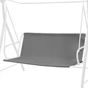 AGDGV 600D Waterproof Oxford Swing Seat Cover Replacement for Outdoor Patio Garden Swing Chairs, Heavy Duty 3-Seat Bench Cushion Protection Covers (Gray, 58.2x19.7x19.7 Inch)