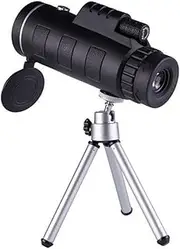 jojofuny Spotting Telescope Night Vision Scope Bird Adults Power Telescope Night Lens Handheld Magnification Scopes Powerful Outdoor Bird Watching Gadget Astronomy Horizon Smartphone Black