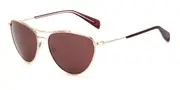 Rag & Bone RNB1065/G/S Asian Fit AU2/U1 Men's Sunglasses Gold Size 58