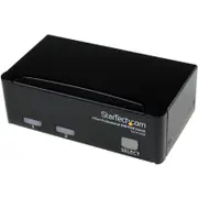 StarTech.com KVM Switchbox - TAA Compliant - 2 Computer(s) - 1 Local User(s) - VGA, SVGA