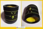 Malaysia JOHNNIE WALKER WHISKY Leather DICE CUP 4" Tall 2014 Black Game Rare