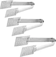 JECOMPRIS 3Pcs Stainless Steel Tea Bag Clips Versatile Food Tongs for Tea Ice and Sugar Kitchen Accessories for Cafes Restaurants and Home Use