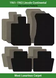 Lloyd Luxe Front & Rear Row Carpet Mats for 1961-1963 Lincoln Continental