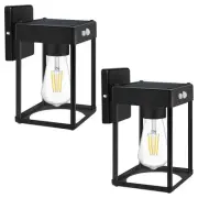 Solar Wall Lights Outdoor with Motion Sensor, Dusk to Dawn Outdoor Lighting w...