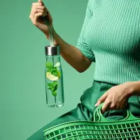 在飛比找Yahoo!奇摩拍賣優惠-丹麥eva solo創意冷水杯戶外大容量水壺便攜塑料水果隨手