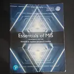 ESSENTIALS OF MIS LAUDON 二手 英文 原文書