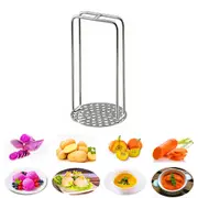 Stainless steel mashed potato masher household masher