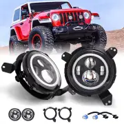Upgraded LED Headlights with 9" Inch Brackets For Jeep Wrangler JL JLU Gladiator (for: Jeep)