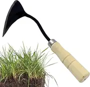 Hoe Garden Tool - Garden Hoe for Weeding - Vertical Root Puller Outdoor Weeder for Yard Homesteading Planting Tilling Transplanting Landscaping Patio Greenhouse Women Men Lawn Backyard