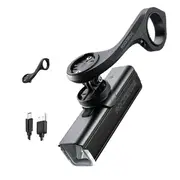 NNEOBA 1000LM Bike Light with Battery USB-C Front Lamp Black