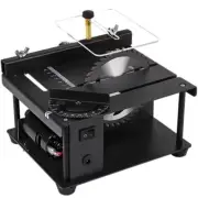 200W Table Saw Mini Desktop Electric Saw Cutter Angle Adjustable Cutter