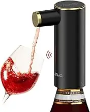 M&R Electric Wine & Liquor Dispenser - Dual Mode: Manual + Automatic, Rechargeable, Black & Gold