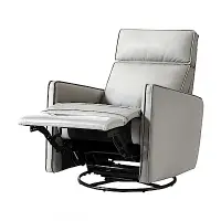 在飛比找Yahoo奇摩購物中心優惠-hoi! 林氏木業頭手動型科技布可旋轉單人躺椅沙發 LS17