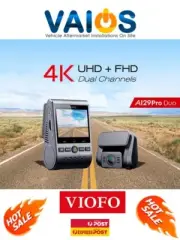 VIOFO A129 Pro Duo Ultra 4K Front + Full HD 1080P Rear Dual Channel Wi-Fi GPS
