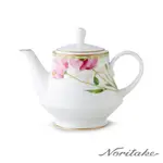 【NORITAKE】湖畔花語金邊-茶壺1200ML