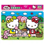 【亞蜜玩具雜貨】世一文化 HELLO KITTY 甜蜜賞花日拼圖 80片 C678027 幼兒拼圖  兒童拼圖