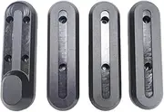 LUMIXE Electric Scooter Front Rear Wheel Tyre Cover Hubs Protective Shell Case Sticker, for, for Xiaomi, M365 Pro 1s, for, for Smart, KickScooter Parts Reflective Shell Cover(Black)
