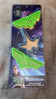 Disney Pixar Lightyear Silicone 3 Pack Breakfast Molds