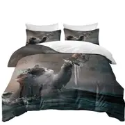Cool and Hilarious Funny the Kraken Cat Quilt Cover