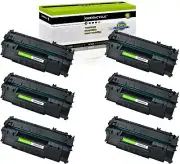 6PK Q7553A 53A Black Toner Fits for HP LaserJet M2727 M2727nfs MFP P2014X P2015X